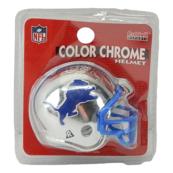 New Riddle Sports Mini Color Chrome Football Helme - Picture 12 of 16